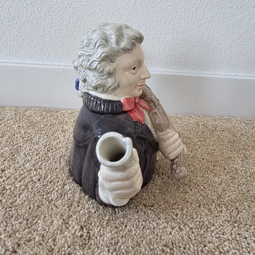 Fitz and Floyd Mozart Teapot Musical Maestros Limited Edition 1993 Composer 503